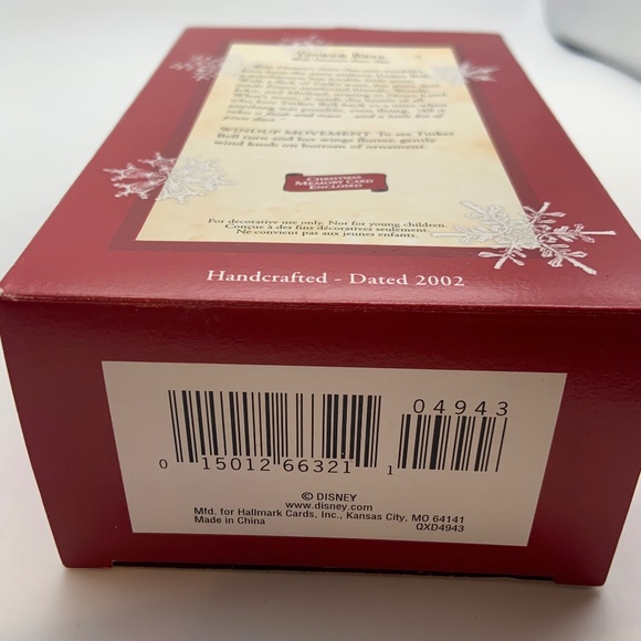 Hallmark Keepsake Tinker Bell Peter Pan Wind Up Motion Ornament and Card 2002 - Picture 16 of 16